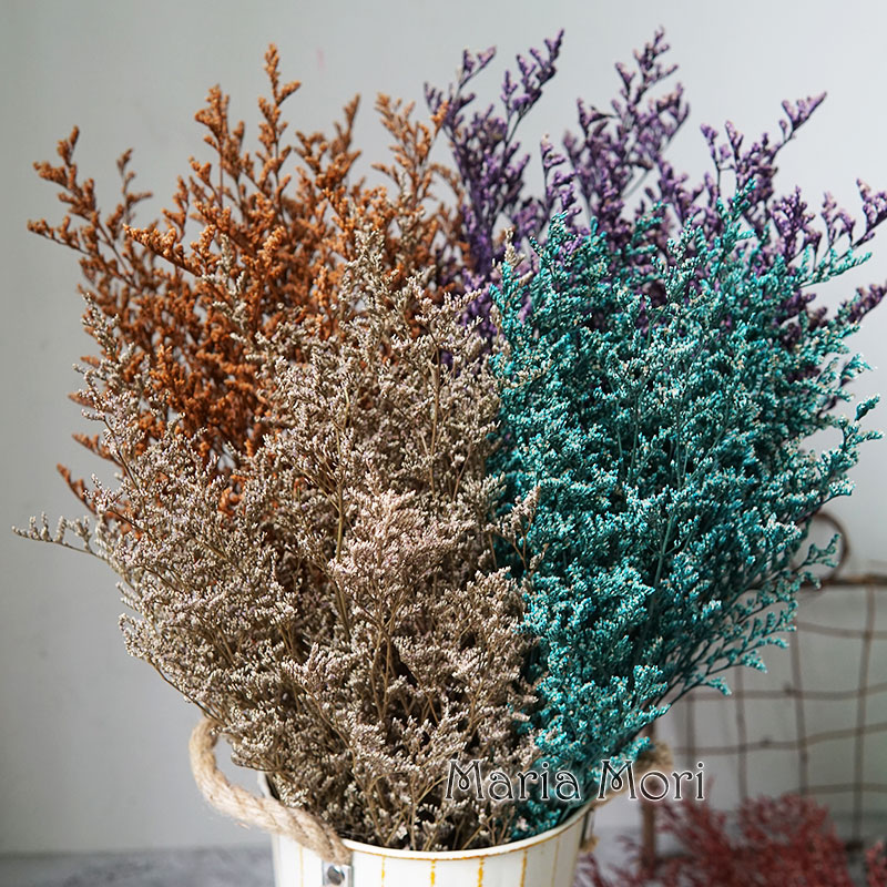 Dried Flower Bulk - 70 กรัม/ดอกลิโมนีอุมะ (หญ้าวาเลนไทน์) สำหรับตกแต่งดอกไม้ อุปกรณ์ตกแต่งบ้าน สินค้ายอดนิยมบน