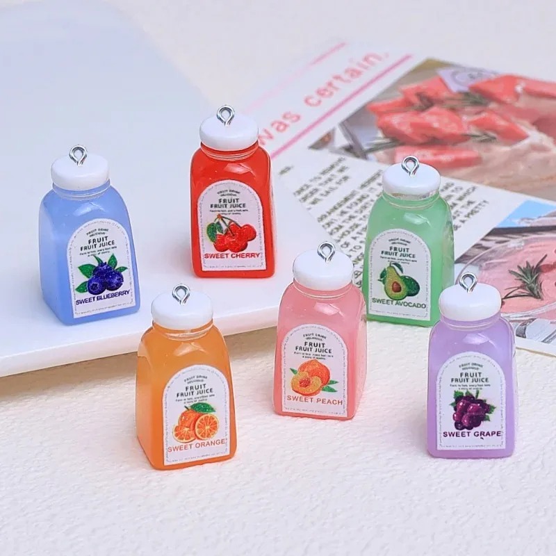 10 ชิ้น จี้เรซินรูปขวดน้ำเชอร์ - Resin Craft Supplies บทวิจารณ์และราคา