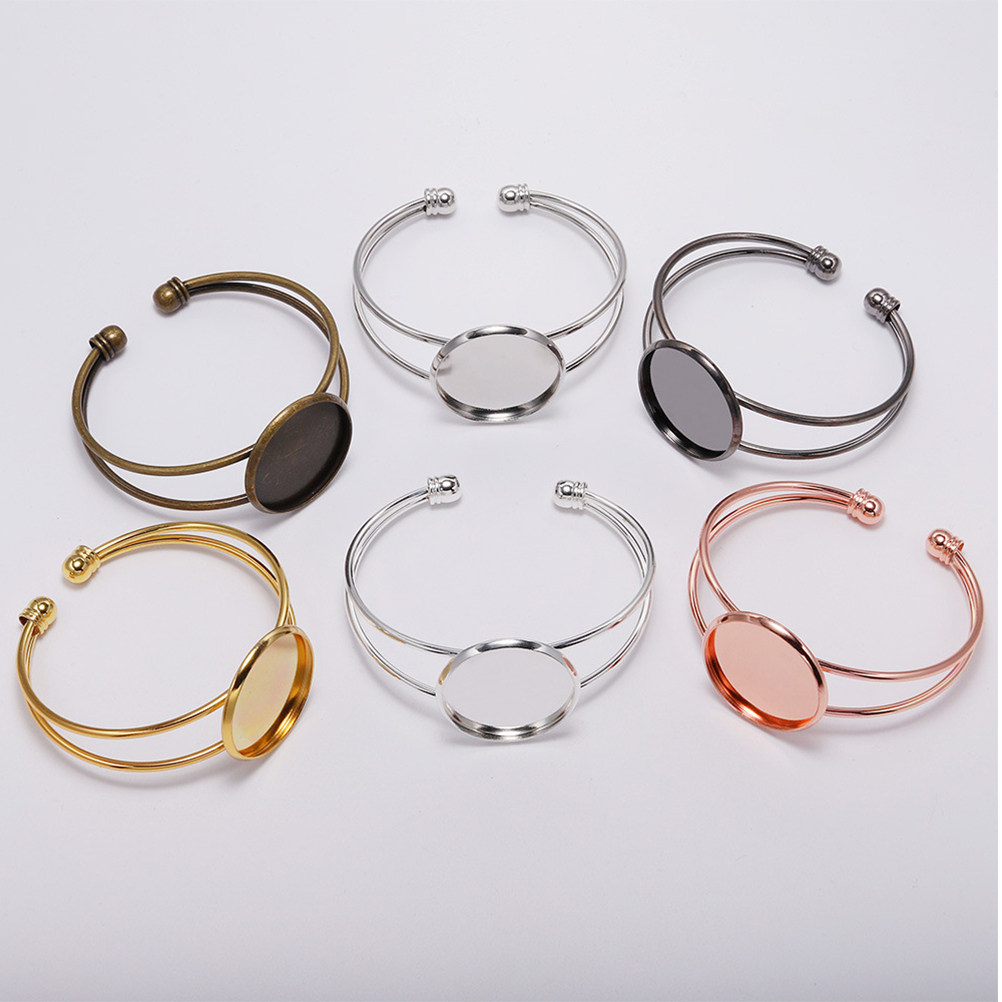 6 ชิ้น ฐานกำไลทองแดง ทนสนิม สำ - Resin Crafts Diy บทวิจารณ์และราคา