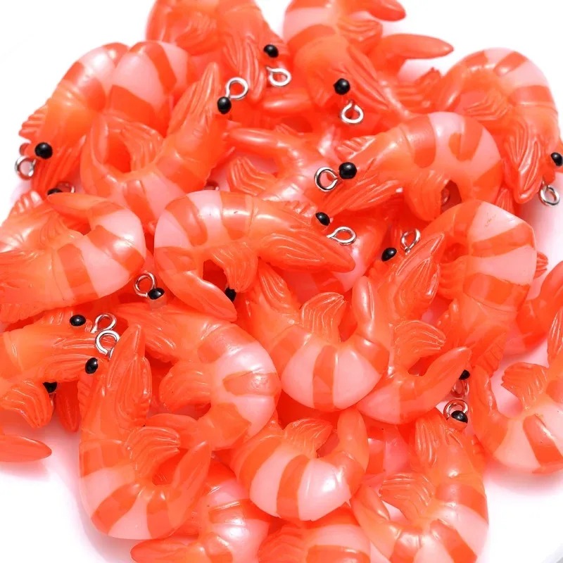 จี้รูปกุ้งก้ามกรามและกุ้งจำลอง - Resin Craft Supplies บทวิจารณ์และราคา